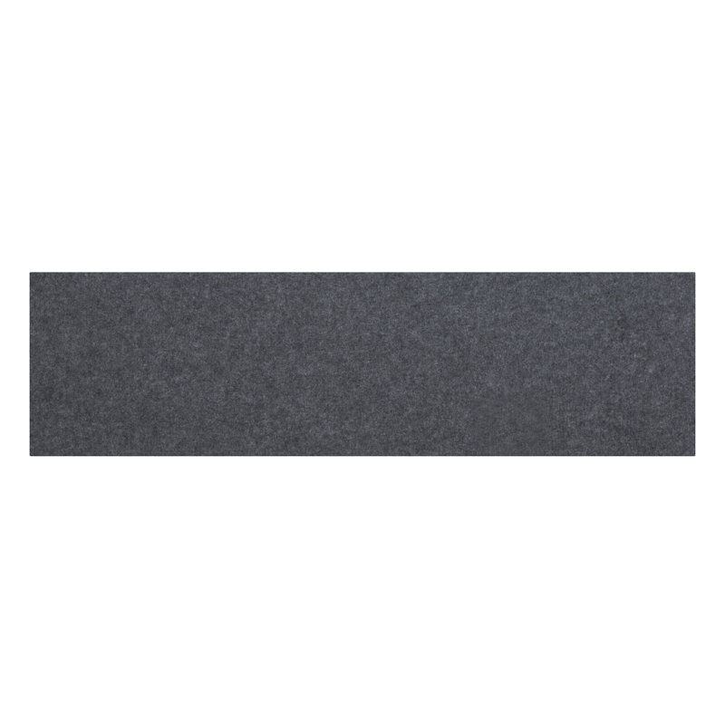 Babillard acoustique, H 15,51 po x l 56,33 po x P 0,47 po, Gris anthracite unique