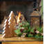2 Piece Mango Wood Tree Accents Set