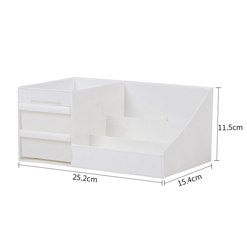 Meleri Plastic Makeup Organiser