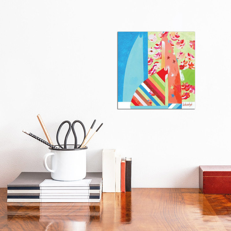 By The Sakura by Neli Lukashyk - Wrapped Canvas Print, 30.48 cm H x 30.48 cm W