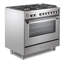 Cuisinière au gaz 36 pouces avec 5 brûleurs scellés Verona Ultima Series (acier inoxydable)