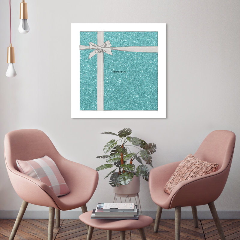 Boîte à bijoux scintillante - peinture sur toile