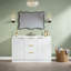 Modern Vanities(Must include both Vanity Cabinet  and Sink) with Storage, White MDF Bathroom Set