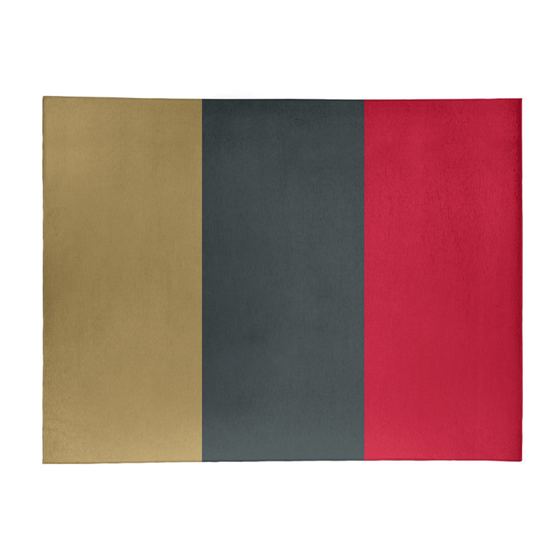 Gris acier tissé à plat, Rectangle 5 pi x 7 pi