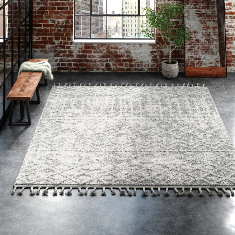 Tapis gris clair Tristian