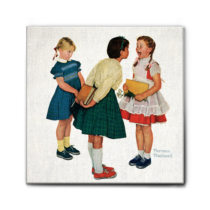 Dentino Mancante by Norman Rockwell - No Frame Painting on Canvas