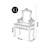 European style carved luxurious dressing table