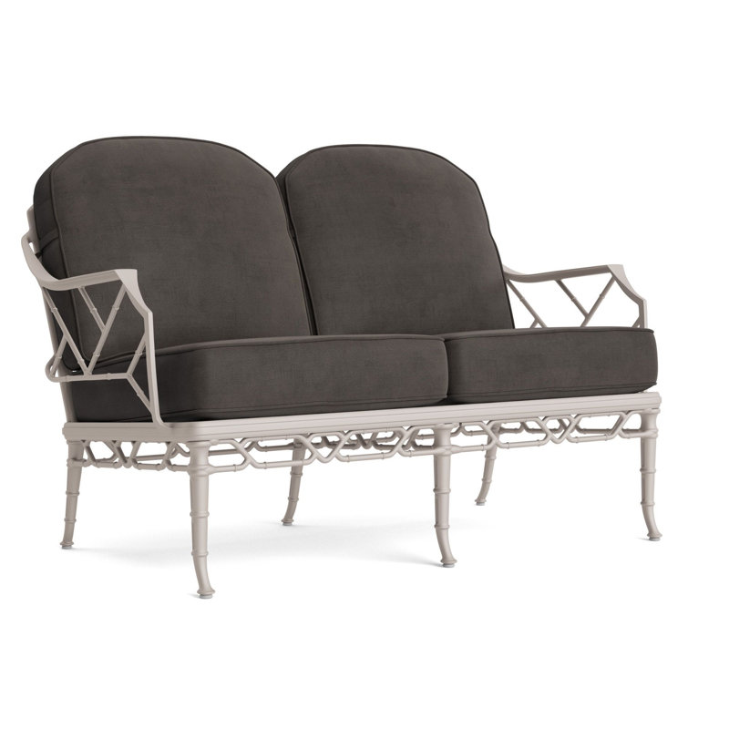 Calcutta Outdoor 2 - Seat Loveseat, Fusion Charcoal, Dove