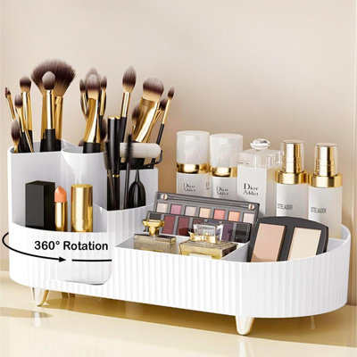 Quatravious Plastic Makeup Organizer