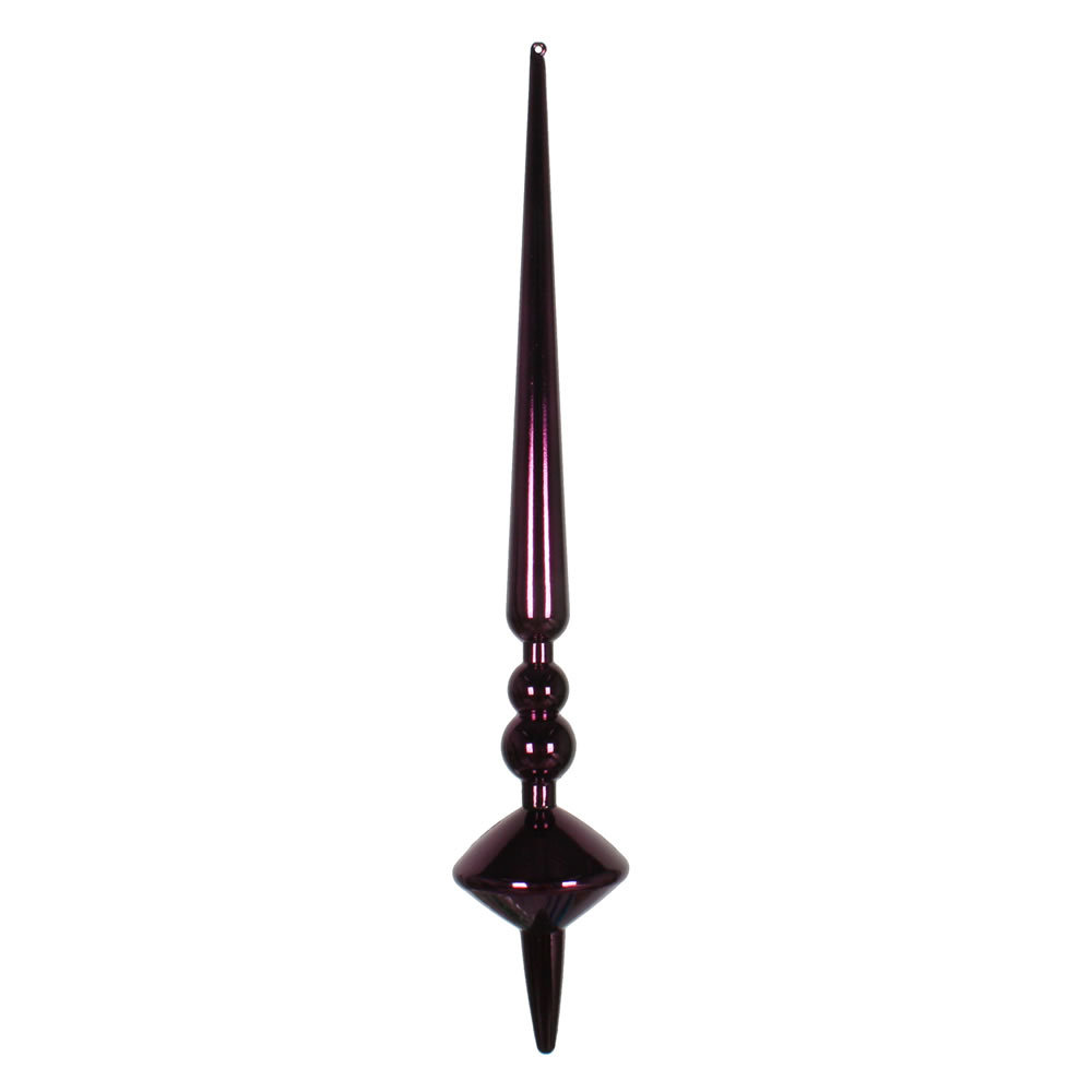  18" Antique Gold Shiny Cupola Finial. This long finial ornament adds depth and texture to any holiday decorating project. Made with shatterproof plastic.