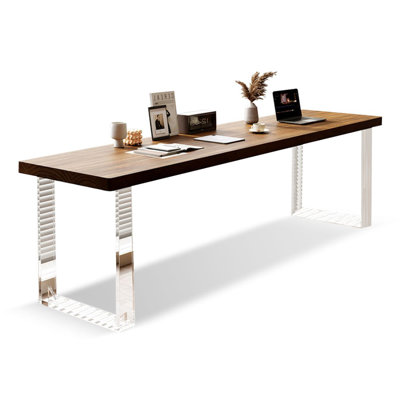 Simple household solid wood desk Acrylic desk