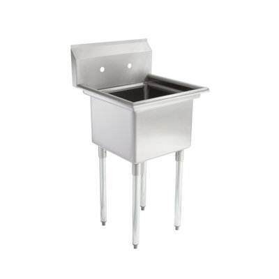 24" L x 24" W Free Standing Laundry Sink