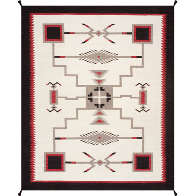 Southwestern Area Rug in Ivory