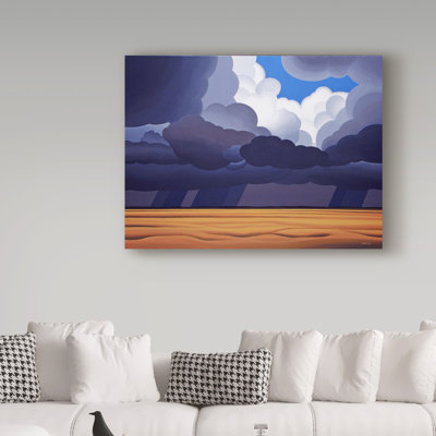 Etelca 'Prairie Storm' Graphic Art Print on Wrapped Canvas