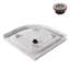 Base de douche 36 po x 36 po en acrylique noir brillant avec bonde de coin, bonde incluse-114639141