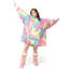 Berky Hoodie Rainbow Blanket
