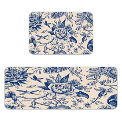 Tapis de cuisine antidérapants 2 pièces