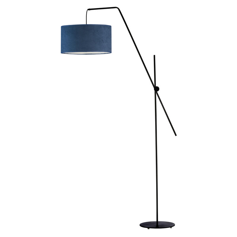 Lazaya 176cm Task Floor Lamp, Navy
