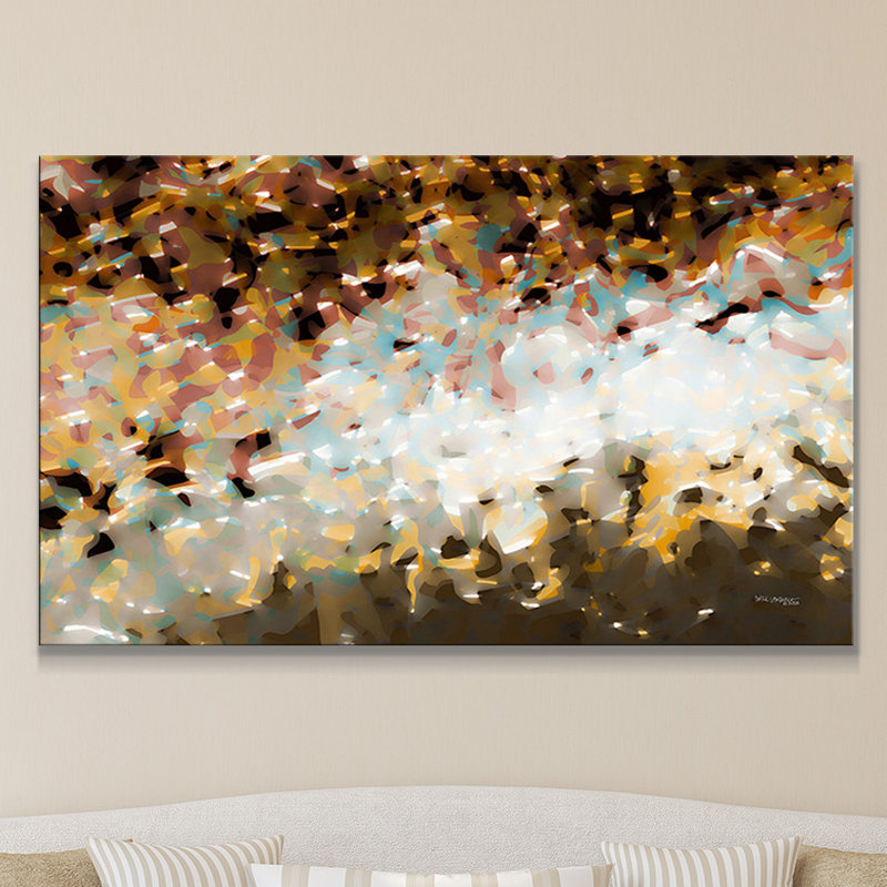 «Unifier Hope», reproduction d'art, H 39,5 po x l 63,5 po x P 2 po, Cadre flottant espresso