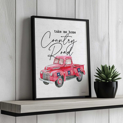 Country Road by lettered & lined Art Print