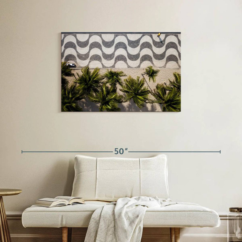 Gillard Copacabana Sidewalk Palms, H 24 po x l 36 po