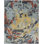 Wool Abstract Area Rug in Blue/Brown/Red