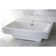 Plaza Ceramic Rectangular Drop In Bathroom Sink with Overflow