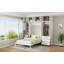 Lit escamotable double avec casiers et armoires-117599842