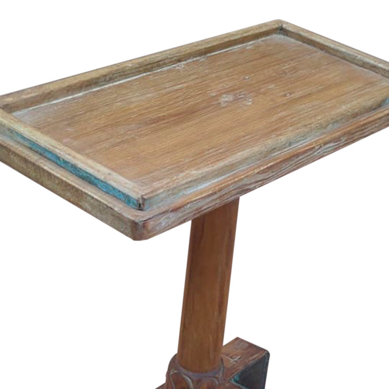 Asseline Solid Wood Frame End Table