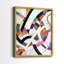 Série ABSTRACT LXVI - reproduction encadrée de qualité supérieure - prête à être accrochée - aucun clou requis - aucun clou requis-1105206924-1105206923