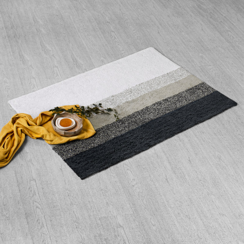 Tapis de bain Raul, gris, l 30 po x L 50 po