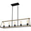 Everick 5 - Light Dimmable Kitchen Island Linear Chandelier