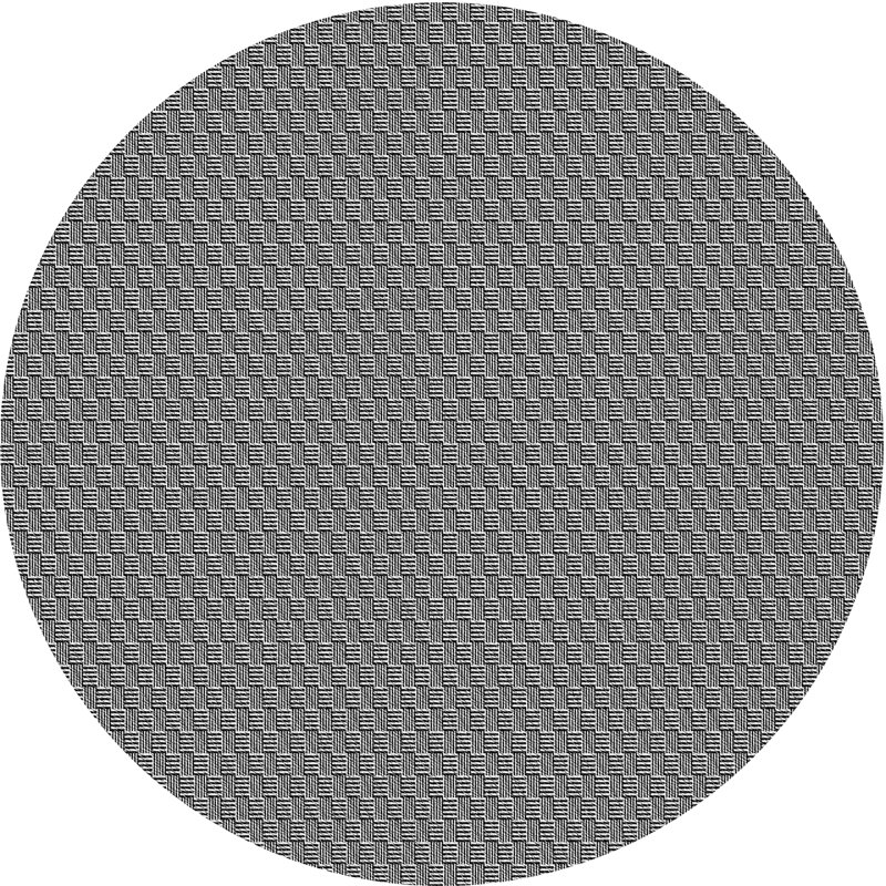 Paxson Abstract Indoor Rug, Round 6'