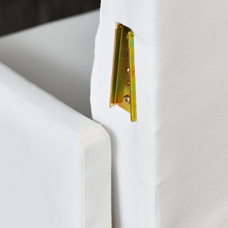 Canapé Atley, Tissu blanc