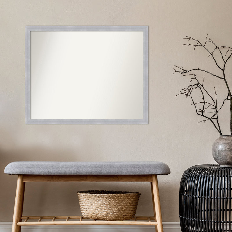 Miroir de salle de bain mural Grace, 24 po x 30 po, Nickel brossé