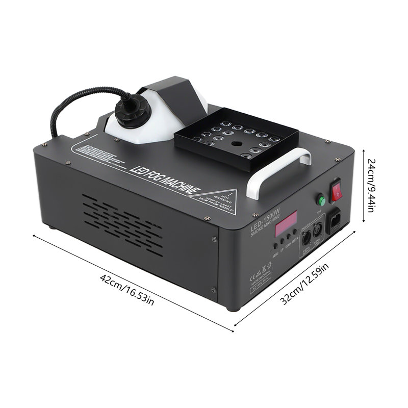 1500W Fog Smoke Machine for Party with Wireless Remote Controller