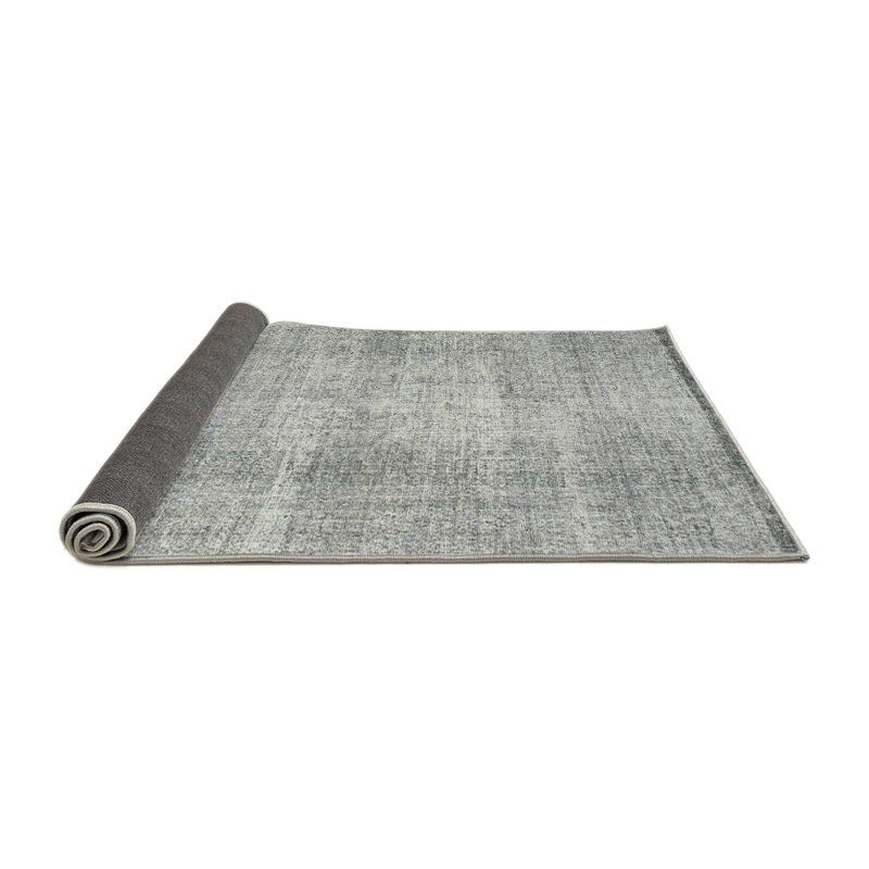 Tapis gris zone contemporaine, Rond 6 pi