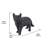 Cat Walking Looking Left Statue