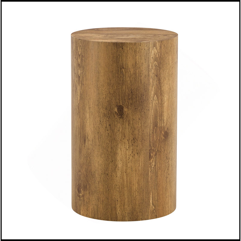 La table cylindrique avec sa conception à motifs peut être facilement intégrée dans une variété de styles d'intérieur, des tables basses aux petites tables de salle à manger, en passant par les établi ou les bureaux d'écriture de fortune.