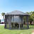 Soft Top Gazebo with Steel Frame and Mesh Curtain Sidewalls-98183925