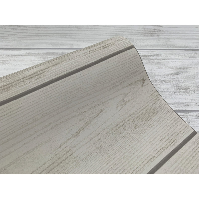 Shiplap Wallpaper, Off-White