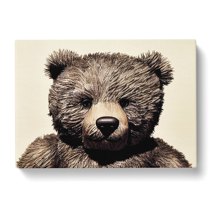 Cool Teddy Bear - Wrapped Canvas, 50cm H x 76cm W x 3cm D