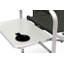 Chaise d'extérieur pliante rembourrée 2 pièces avec table d'appoint et poches de rangement-1388082450