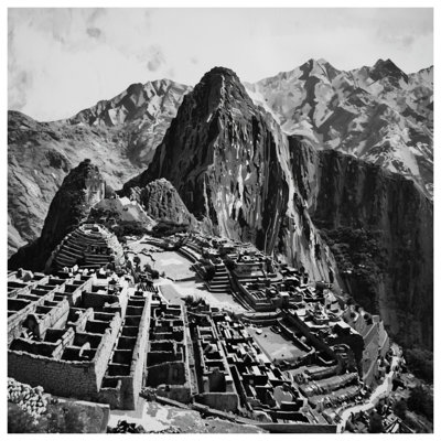 Édredon Machu Picchu Ruins