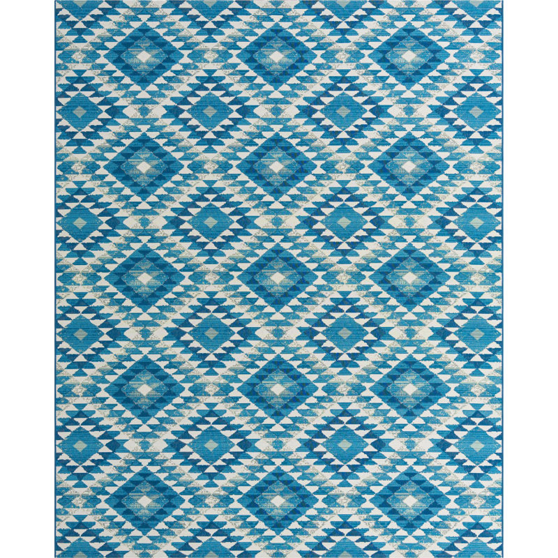 Outdoor Concord Area Rug Sky Color, Rectangle 10' x 12'