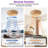 20" Boho Coastal Woven Rattan Flush Mount Ceiling Fan with Light and Remote-616477117-616477091