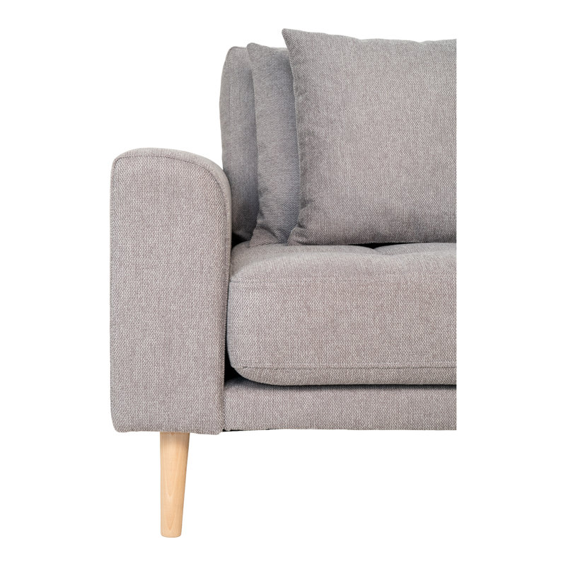 Eguntola 4 Seater Sofa & Chaise, Grey, Right Hand Facing