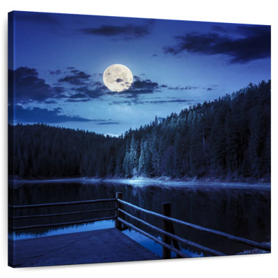 Alvord Forest Lake Full Moon