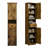 Tall Bathroom Storage Cabinet, Narrow Slim Freestanding Floor Cabinet With Adjustable Shelves For Home Office, Bathroom, Living Room, Entryway, Kitchen, Small Spaces-1250572905