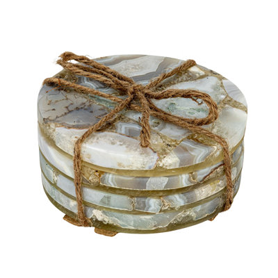 Kiyanni Round Agate Coasters